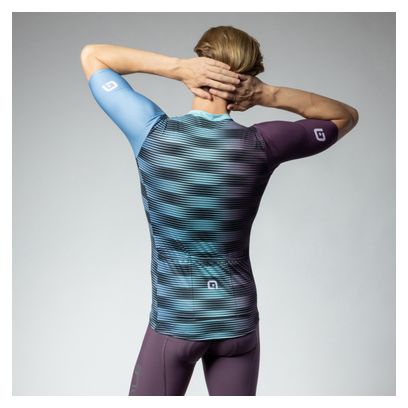 Maillot Manches Courtes Alé Dinamica Vert/Violet