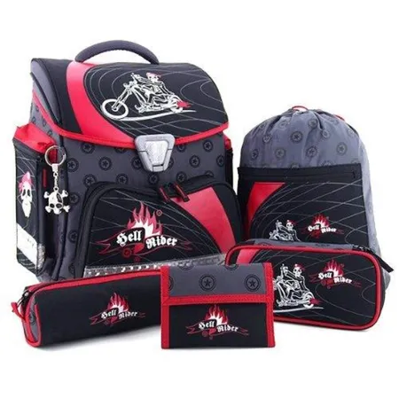 Schneiders Hell Rider Schulranzenset 5-teilig