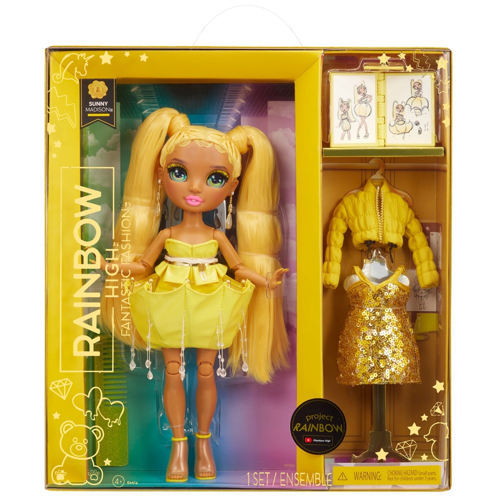 Rainbow High Fantastic Sunny Madison Yellow Puppen-Mode-Spielset