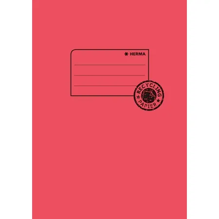 HERMA Heftschoner Papier A5 dunkelrot