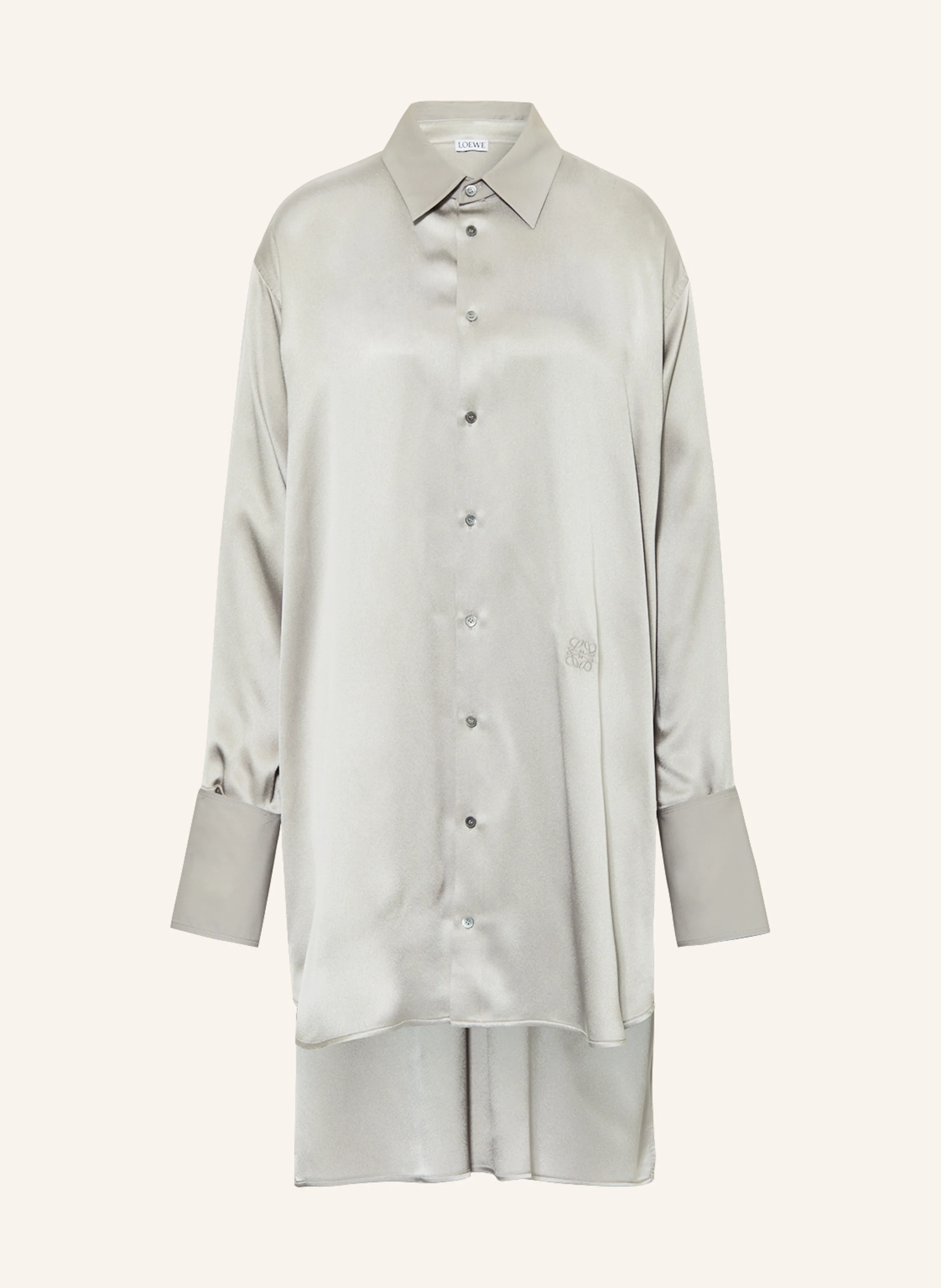 LOEWE Hemdblusenkleid aus Seide
