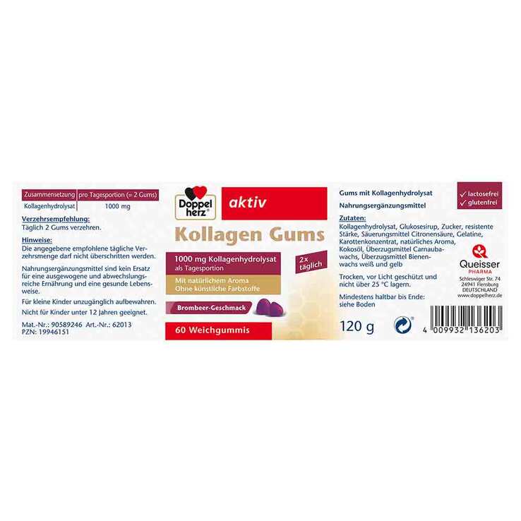 Doppelherz Kollagen Gums, 60 St