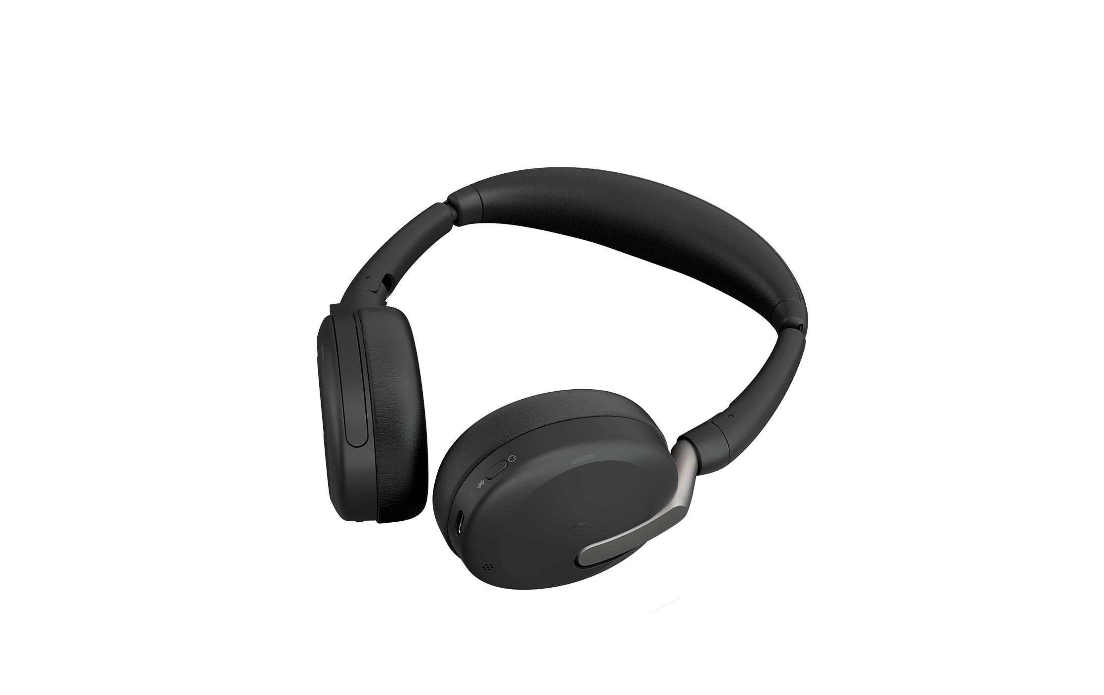 Headset Evolve2 65 Flex Duo MS, USB-A, inkl. Ladestation<br>Ultrakompaktes professionelles Headset für unterwegs mit der besten aktiven Geräuschunterdrückung seiner Klasse