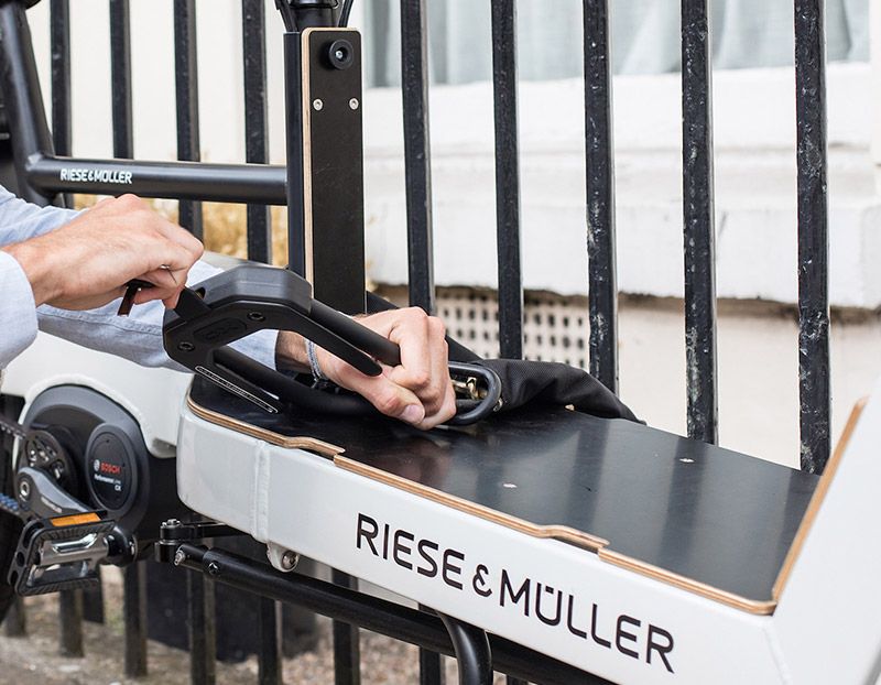 Hiplok E-DX - das Kettenschloss für kostbare E-Bikes und Cargo Bikes