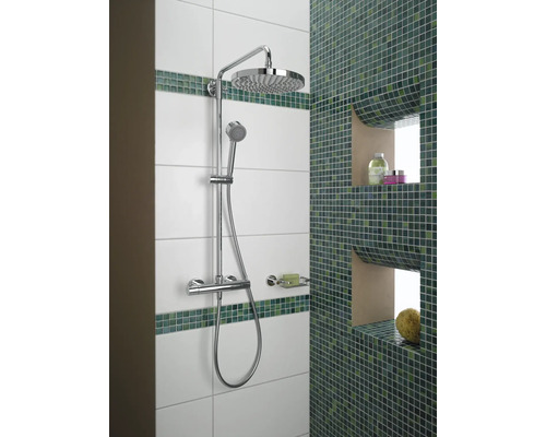 Kristalglasmozaïek CM 4250 30,2x32,7 cm groen/blauw