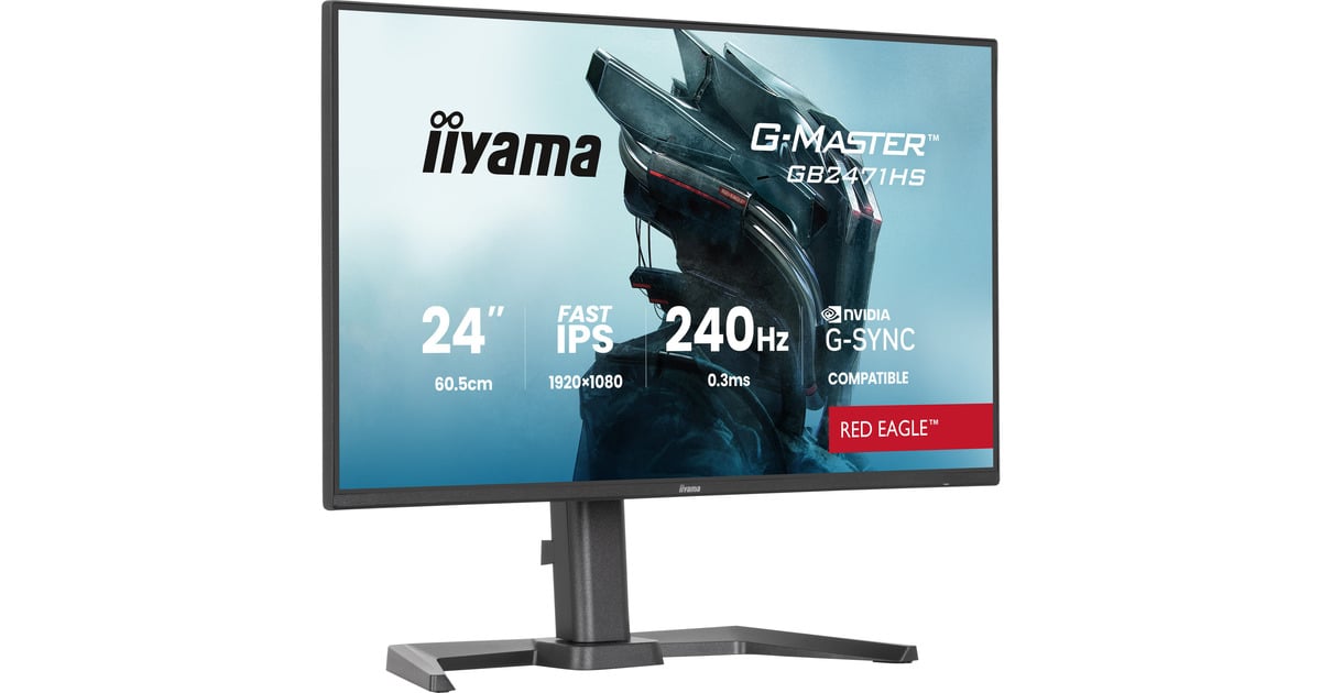 iiyamaG-Master Red Eagle GB2471HS-B1 23.8
