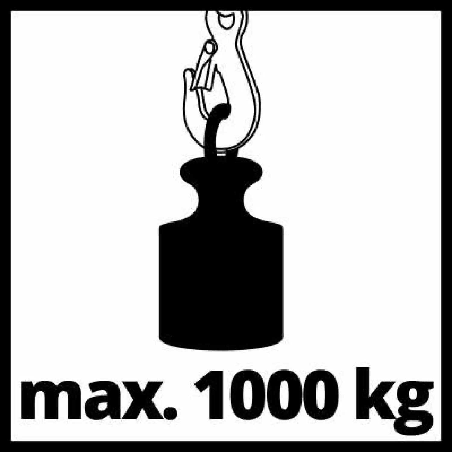 Einhell TC-CH 1000 Kettingtakel - 1000kg - 2.5m