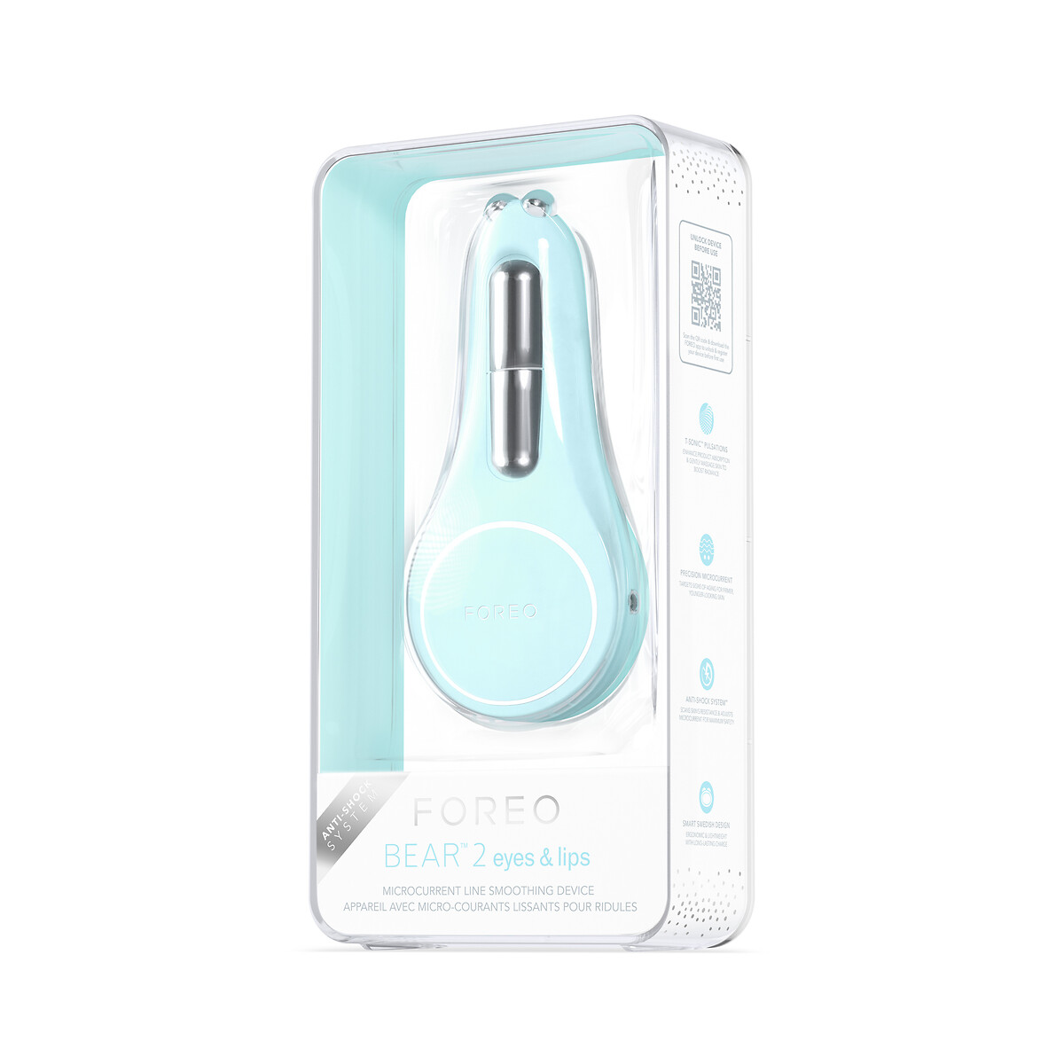 FOREO<br>BEAR 2 Dispositivo para suavizar rugas nos olhos e lábios
