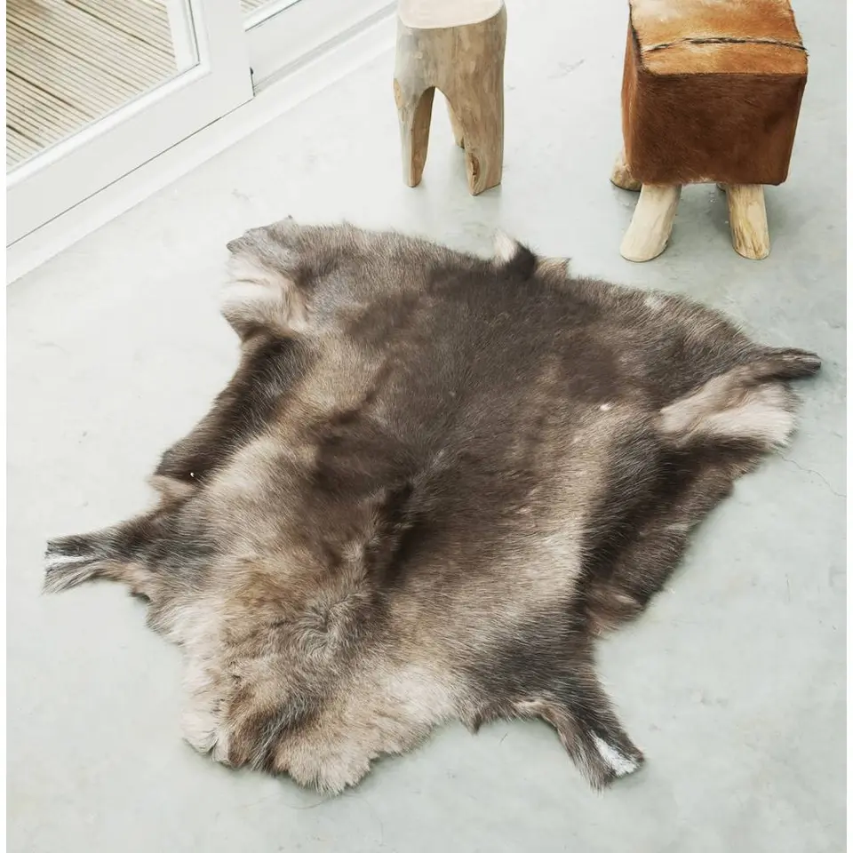 Vloerkleed Rudolf Rendierhuid - bruin