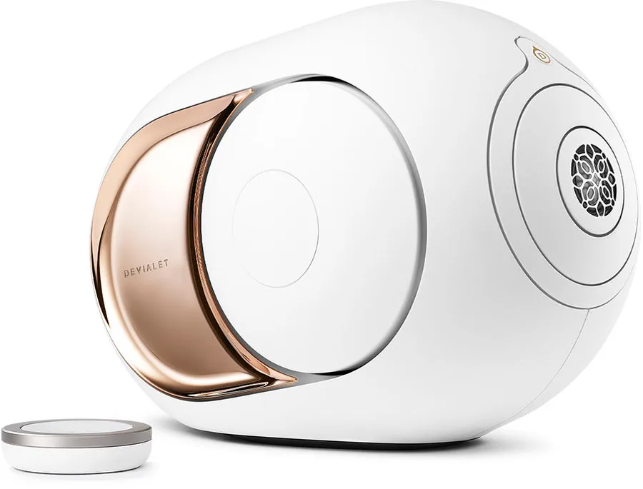 Devialet Phantom I 108 dB Gold   Treepod Blanc mat Enceintes connectées