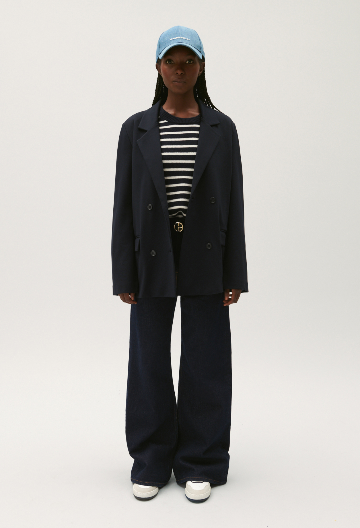 Veste tailleur bleu marine