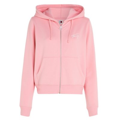 Sweatshirt zippé à capuche femme Reg Signature Zip Thru TOMMY HILFIGER