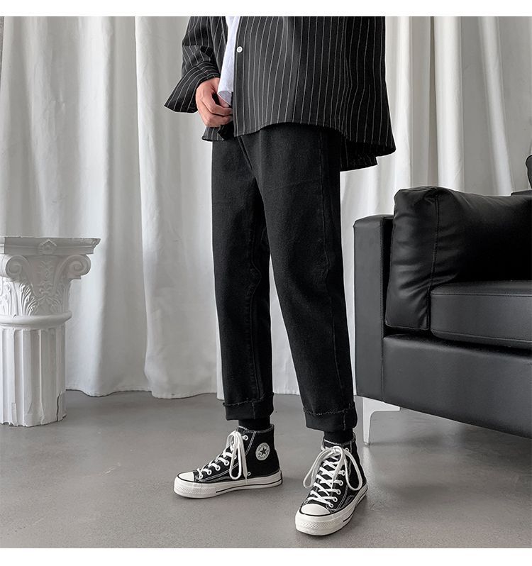 Nightbell - Cropped rechte jeans