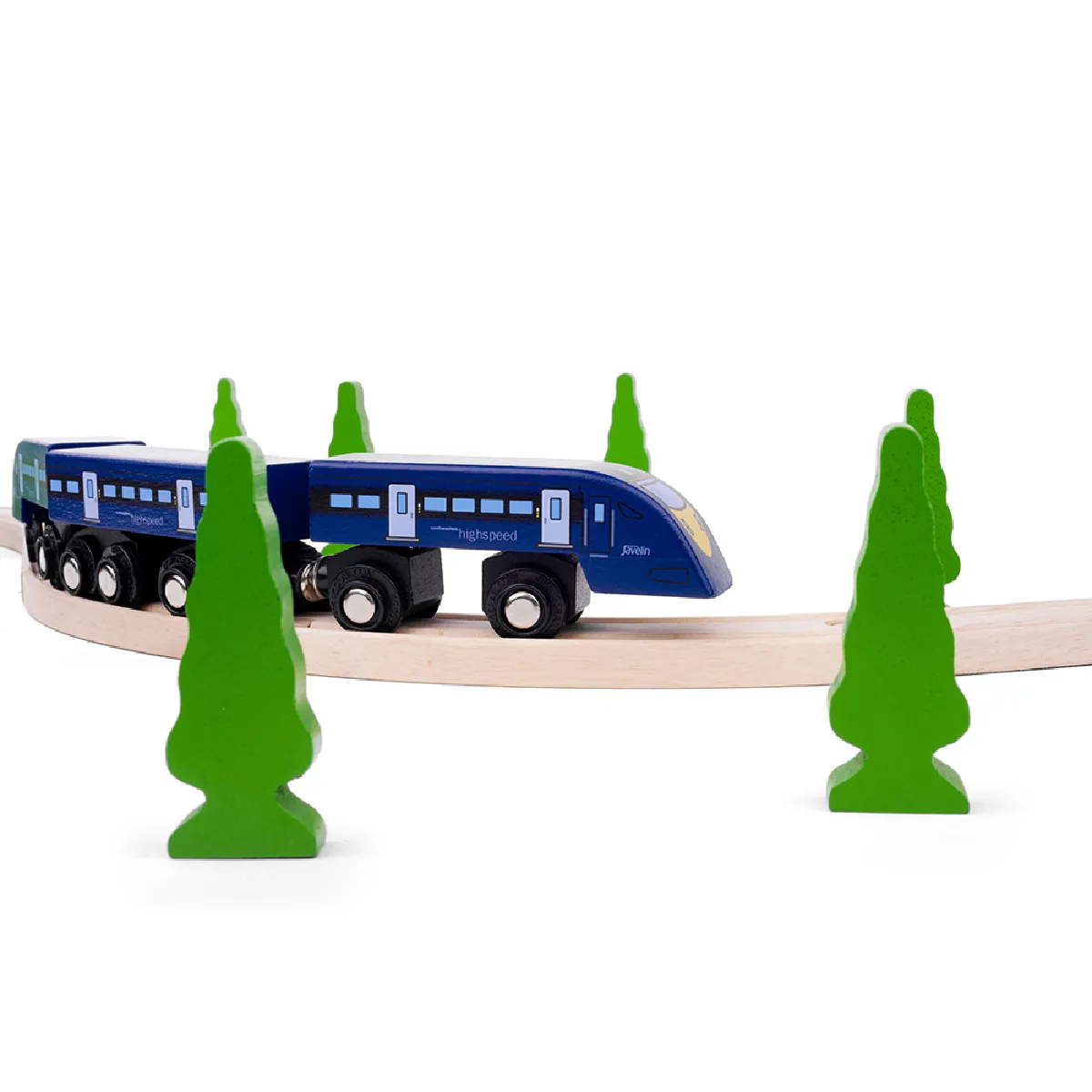 Bigjigs Rail Train grande vitesse bois 1
