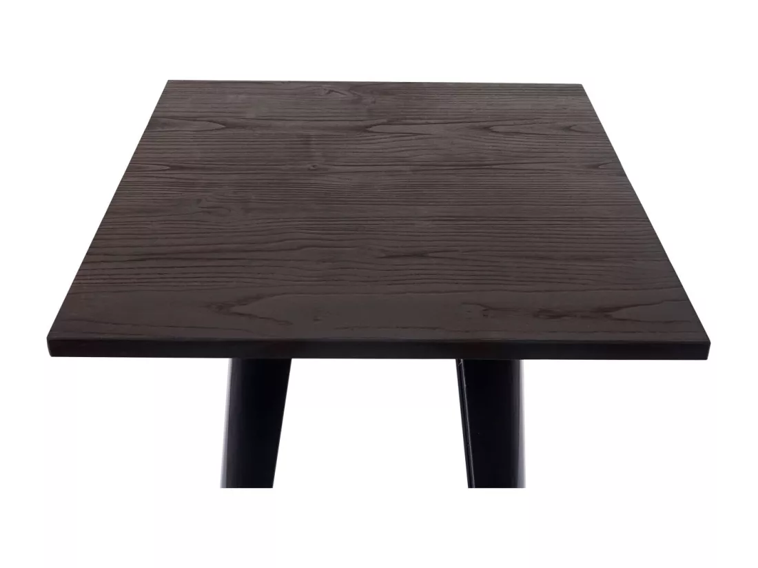 Set de table haute MCW-A73 métal (3 pièces), noir