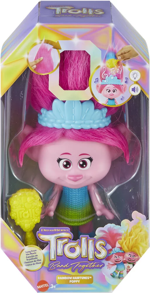 LES TROLLS - POUPEE POPPY MELODIES LUMIERES