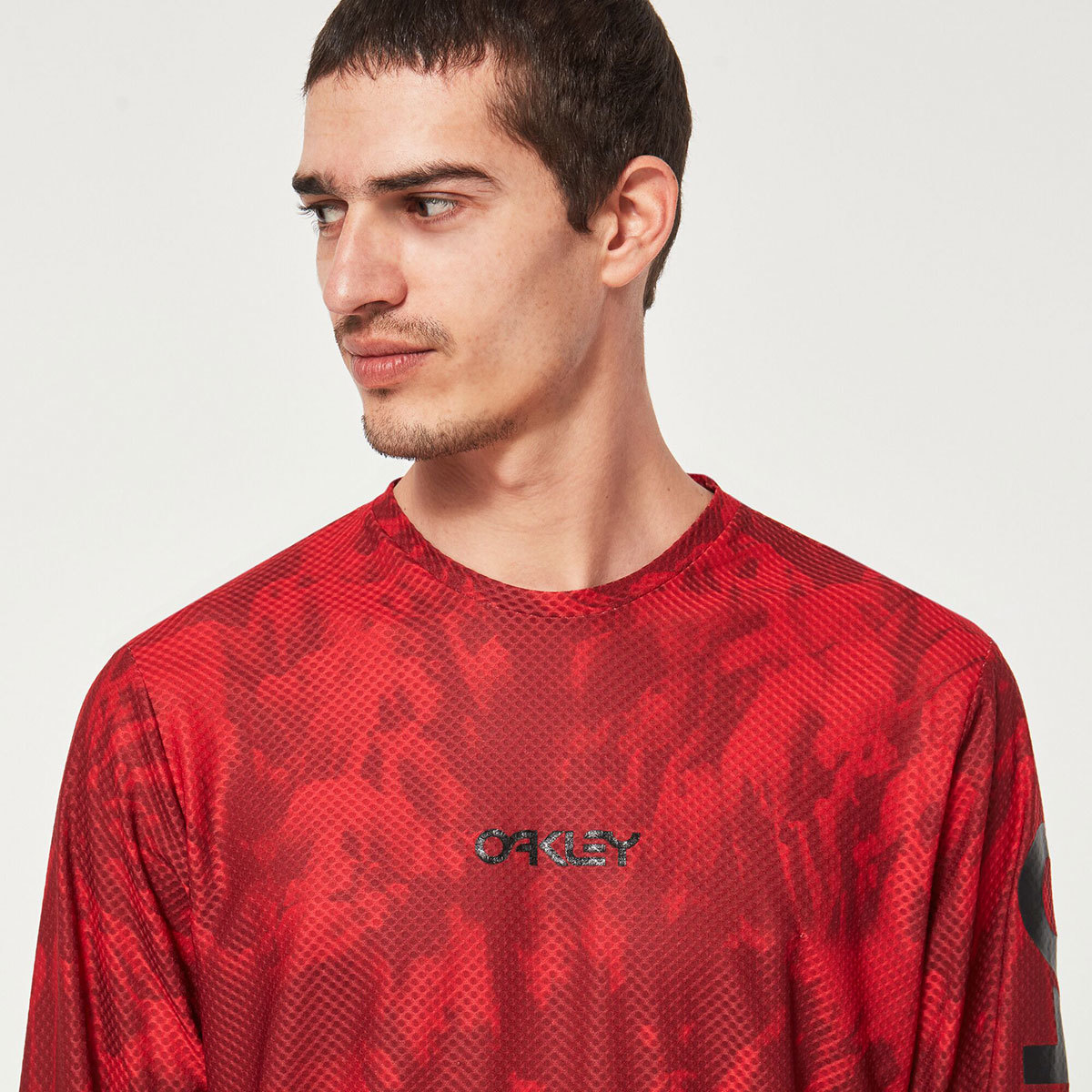 Oakley RIDE Free Fietsshirt Driekwart Mouwen Rood Heren