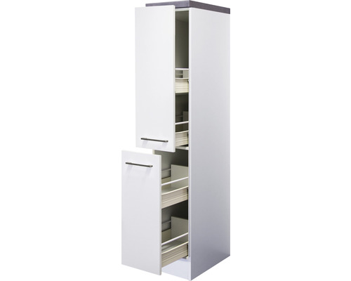 Flex Well apothekerskast Varo BxDxH 30 x 60 x 162 cm wit mat gedemonteerd