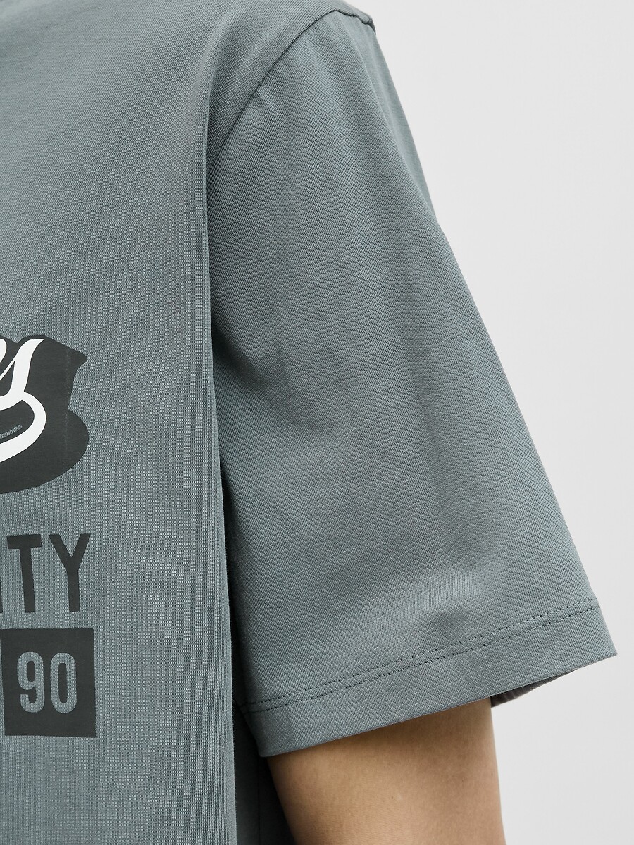 JACK & JONES<br>Camiseta de gola redonda com o logotipo Jje