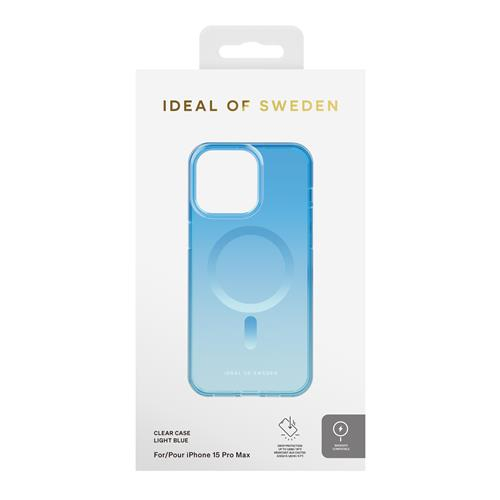 iPhone 15 Pro Max MagSafe Hardcase Hülle Clear Case Designer (IDCLCMS-I2367P-501) - Light Blue (Blau)