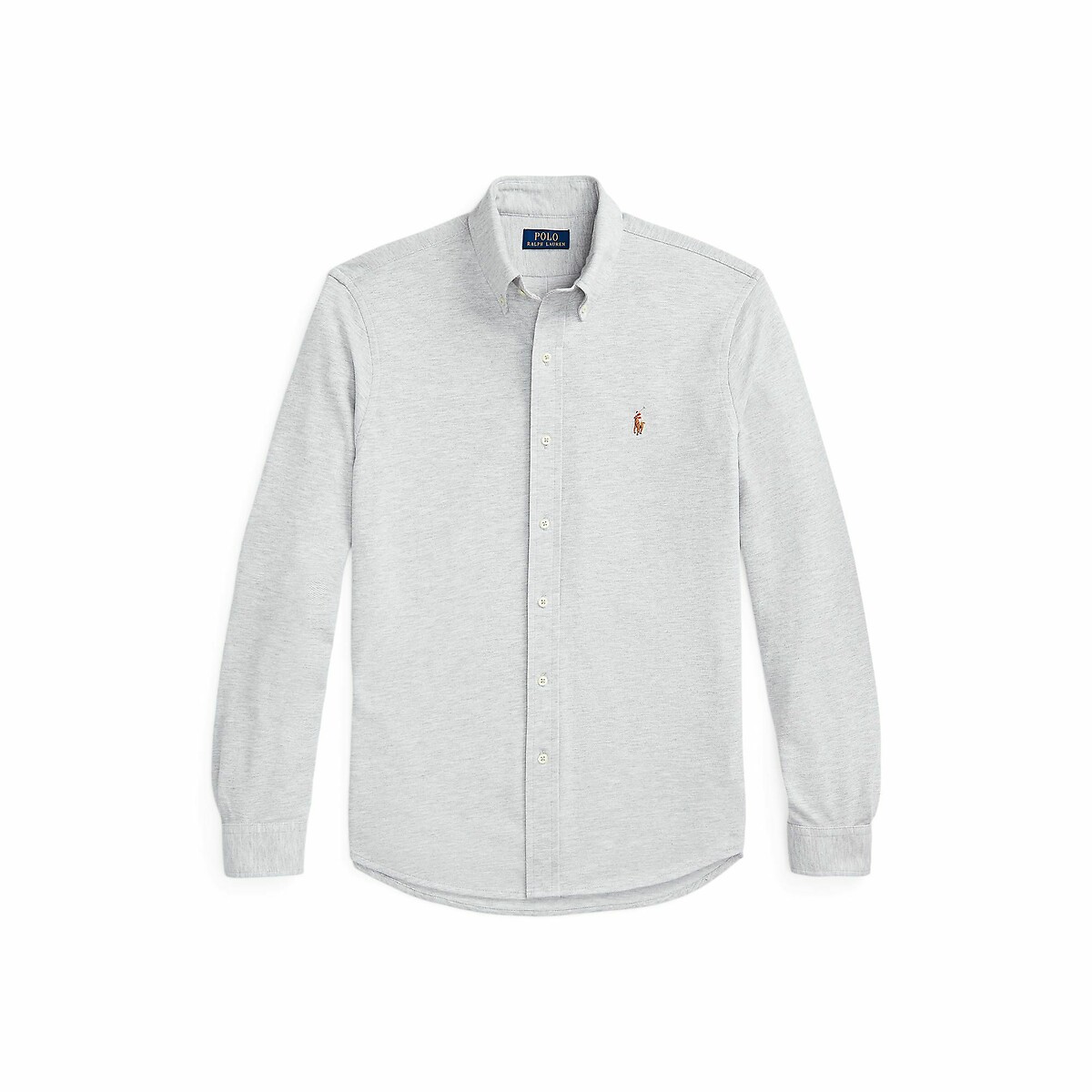 POLO RALPH LAUREN<br>Camisa Oxford de manga comprida reta
