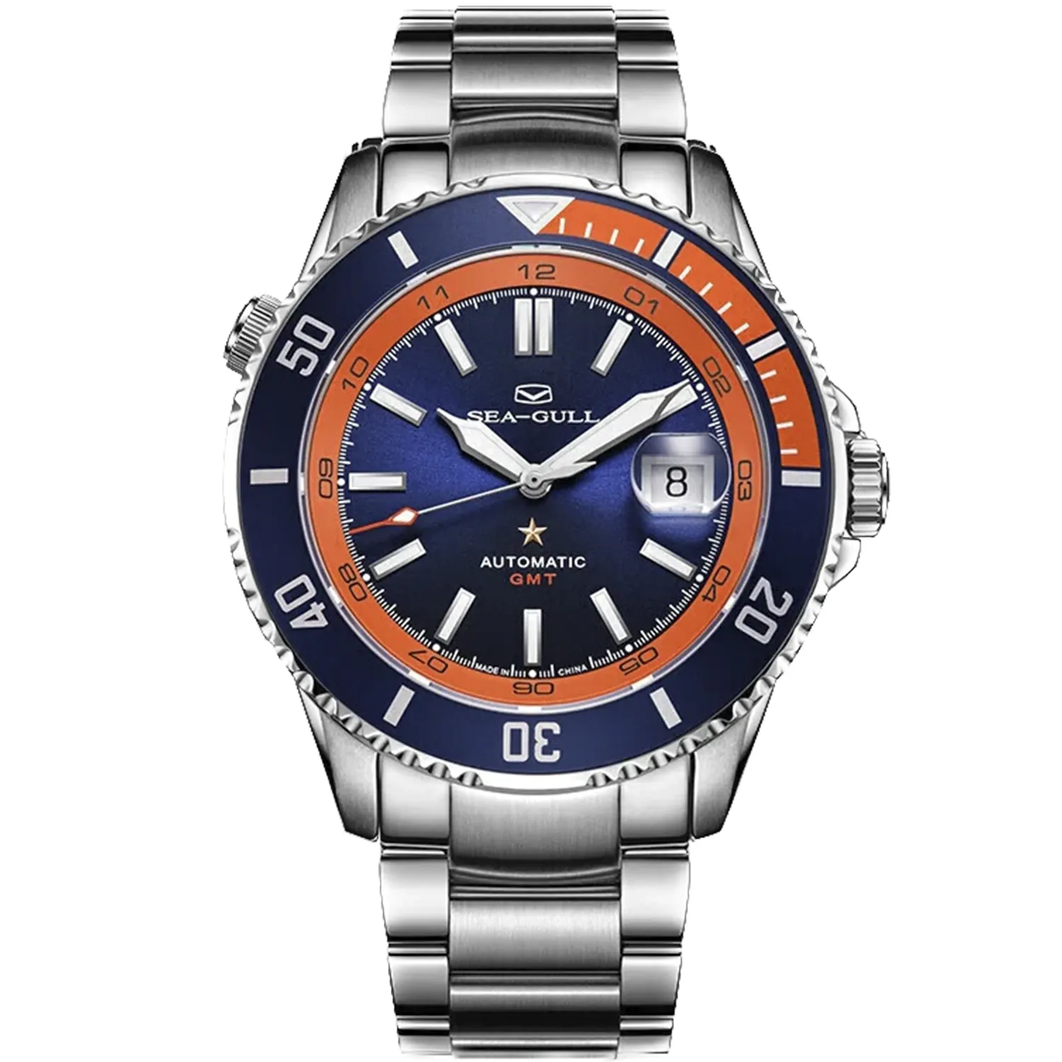 SEA-GULL Ocean Star GMT Diver 816.32.6155