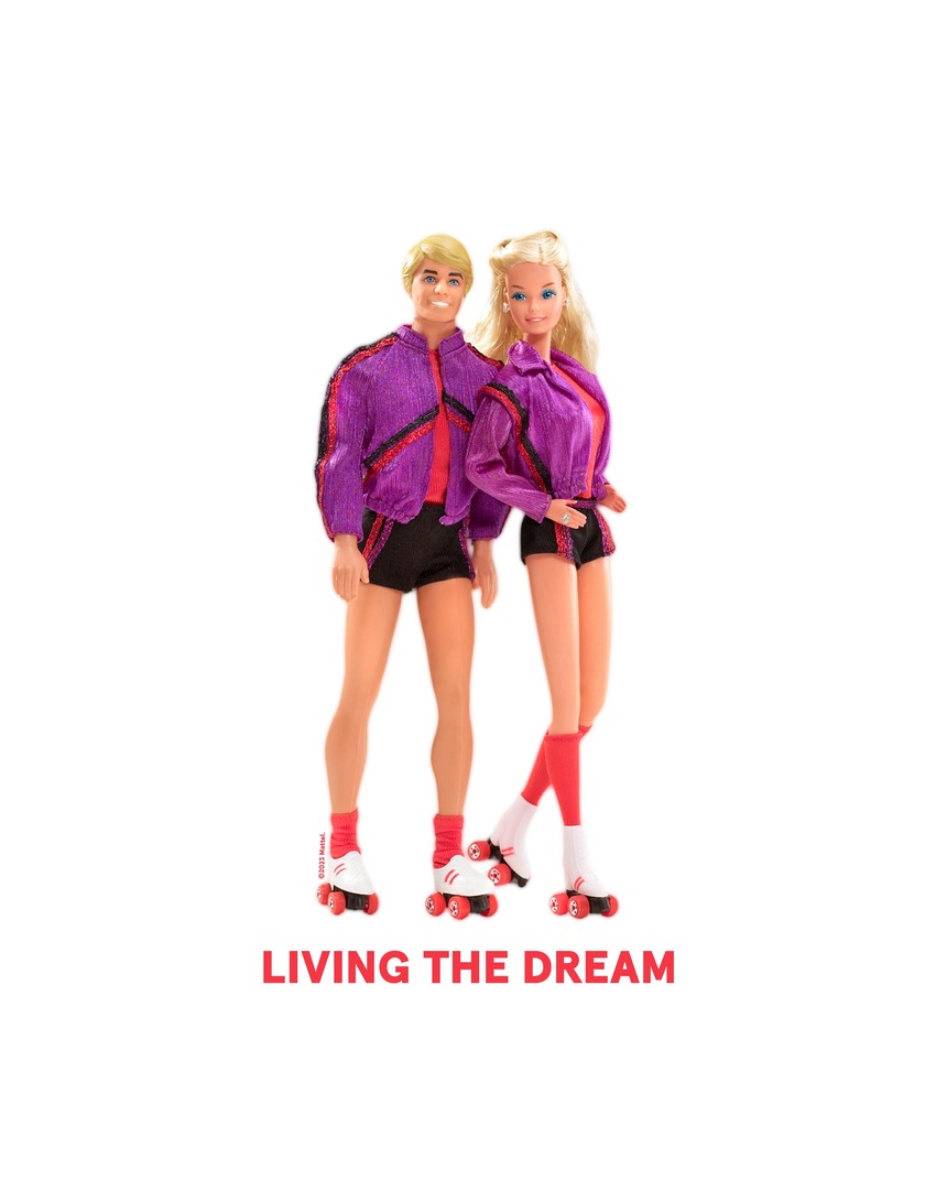 Camiseta oversized de manga curta com estampa da Barbie