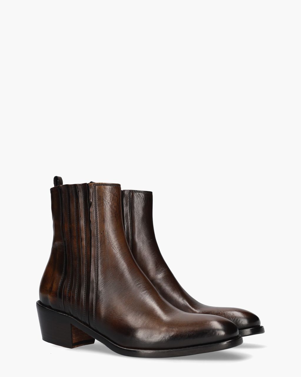 Jo Ghost 5281 Donkerbruin Dames Chelseaboots