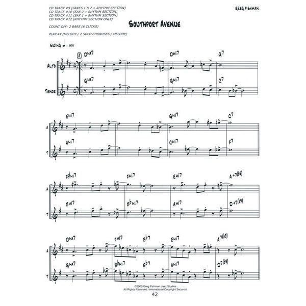 Greg Fishman Jazz Jazz Saxophone Duets 3