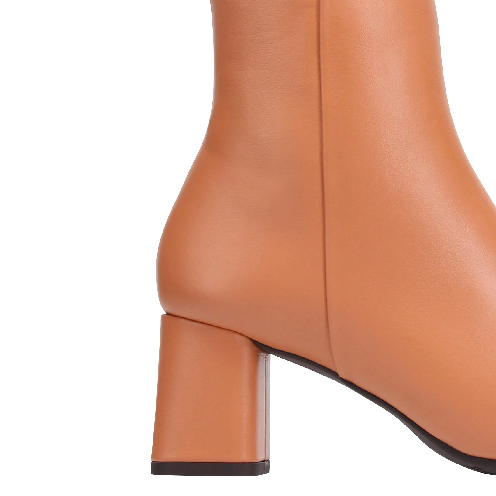 PHOEBE - Bottines à talon en cuir | Marron