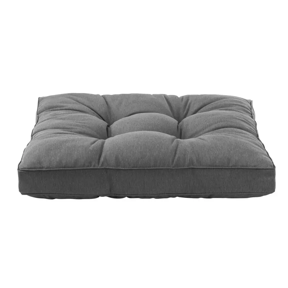 Loungekussen Florence zit - grijs - 73x73 cm