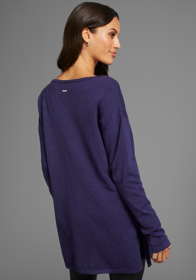 Laura Scott Longpullover mit Schleifendetail in Cold-Shoulder-Optik