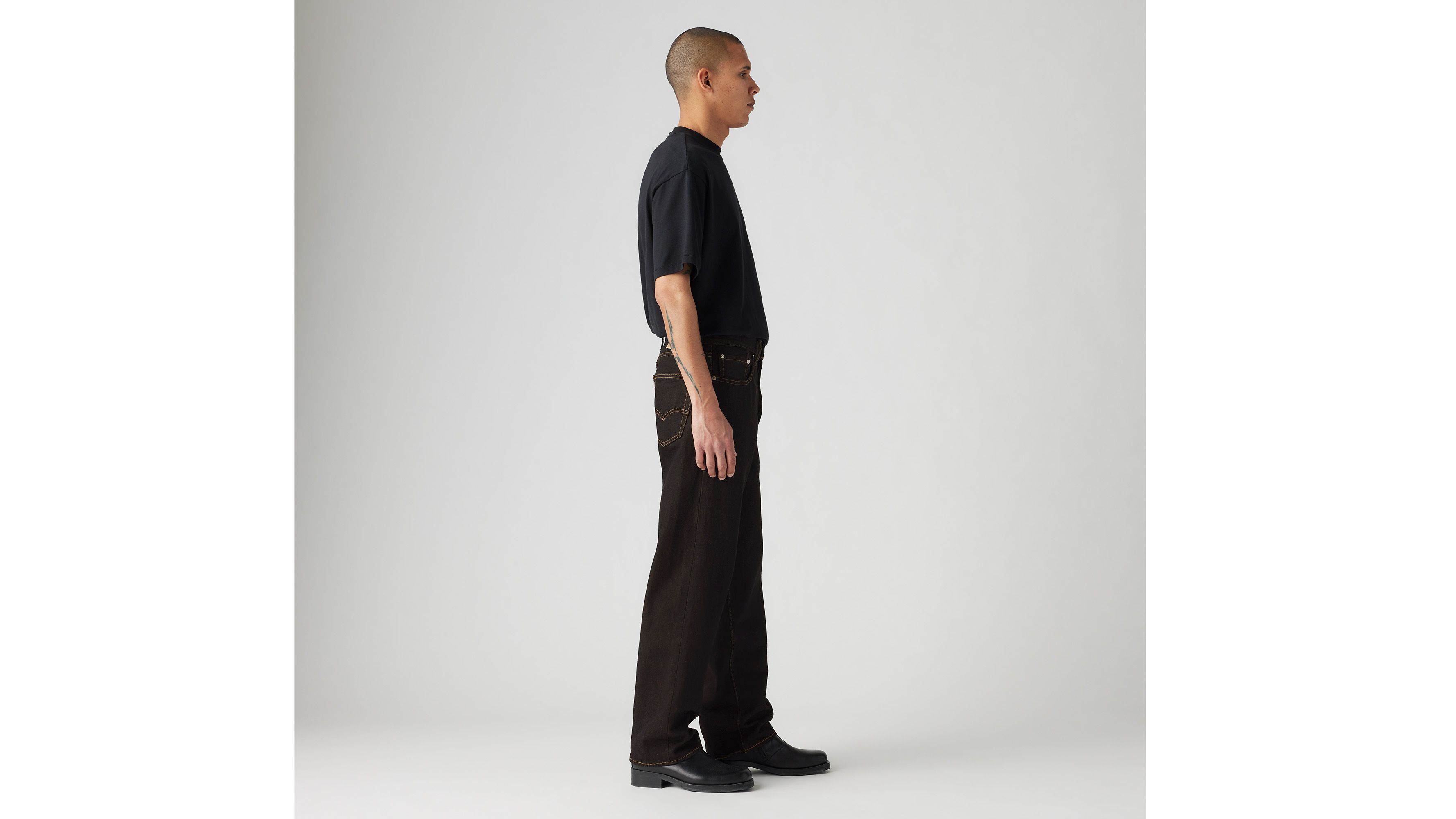 Jean Crispy Rinse Stüssy & Levi's® - Black/Brown - Noir