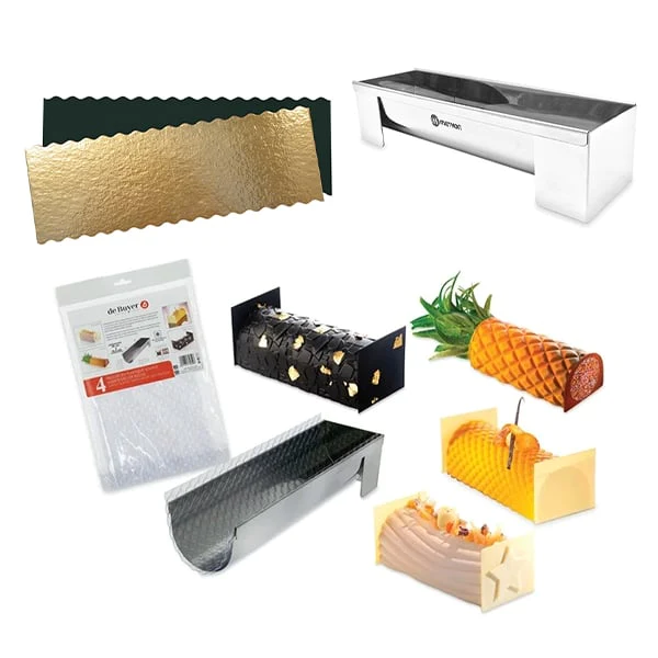 Kit gouttière à bûche démontable avec 4 feuilles de transfert décors e