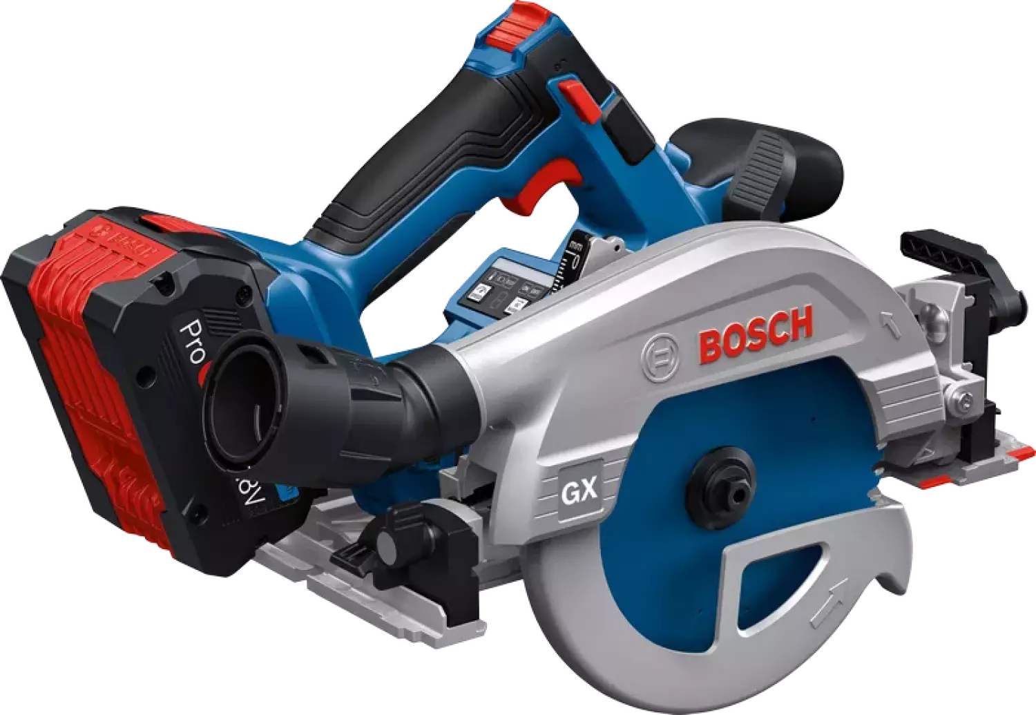 Bosch GKS 18V-57-2 GX 18V accu Afkortzaag voor geleiderail body - 165 mm