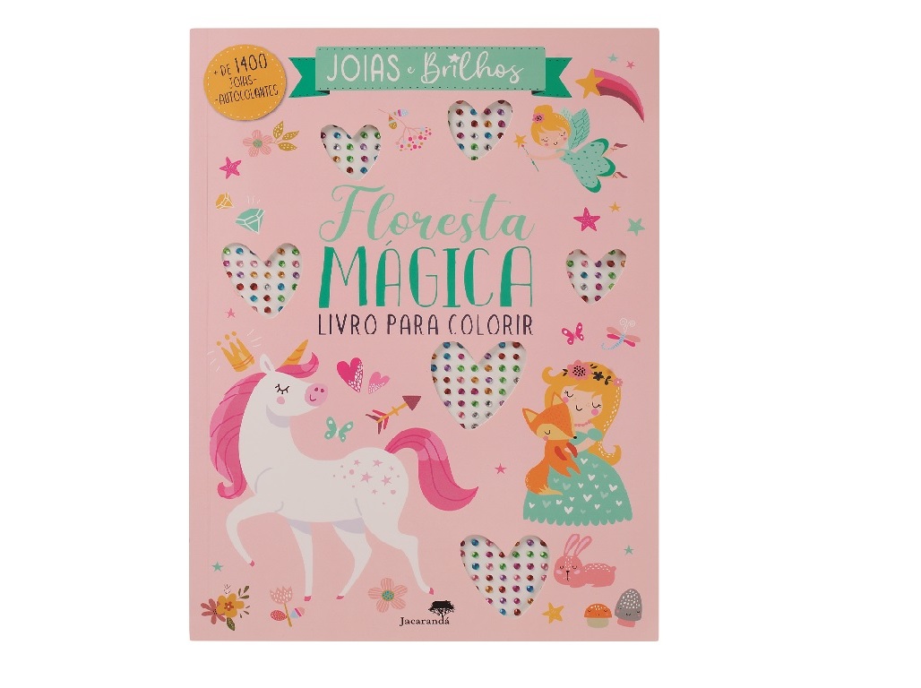 LIVRO FLORESTA MÁGICA : JOIAS E BRILHOS
