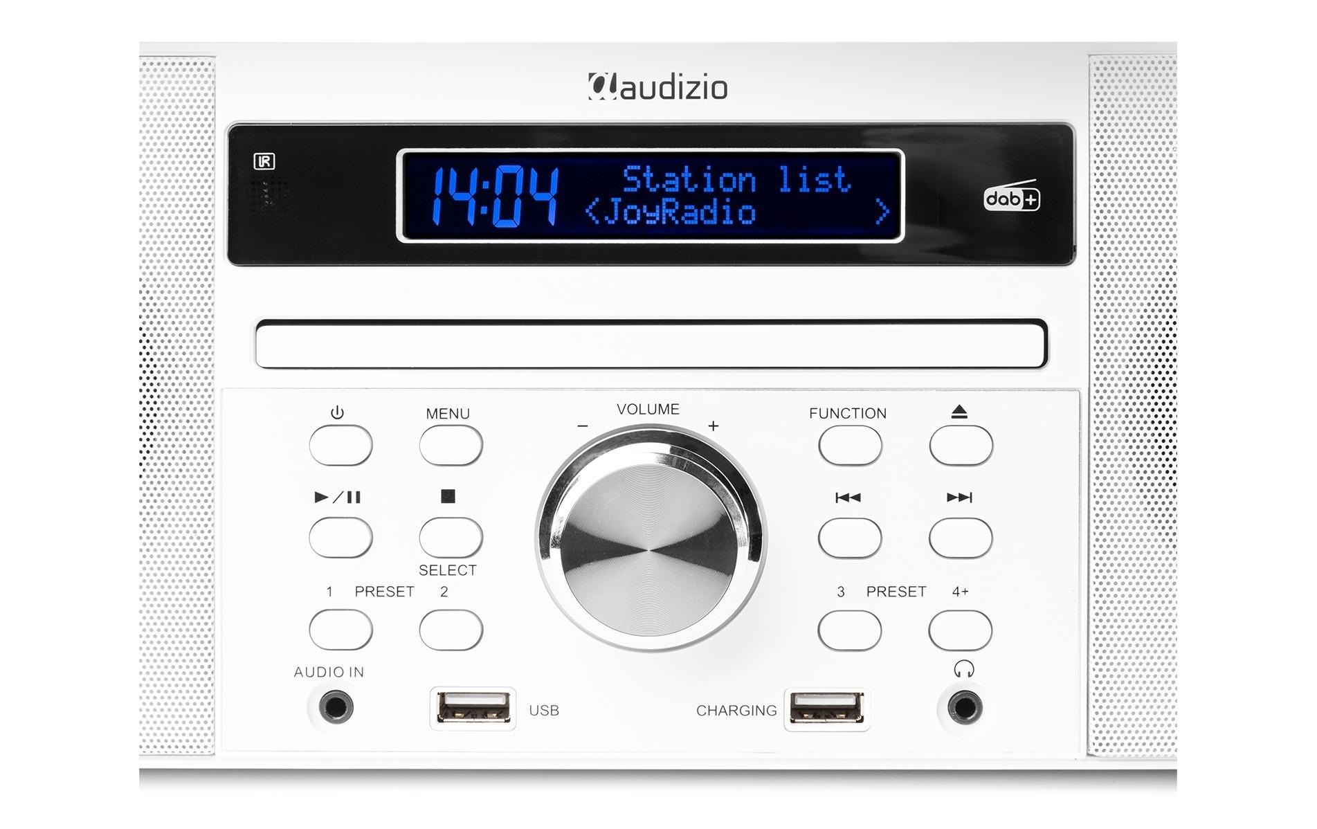 Radio/CD-Player Prato Weiss<br>DAB+ Radio mit CD-Player