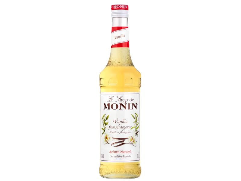Monin Sirup Vanille 0.7 l Aromatischer Sirup mit Vanillegeschmack