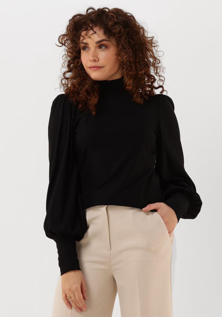 GESTUZ zwarte gestuz trui rifagz button blouse