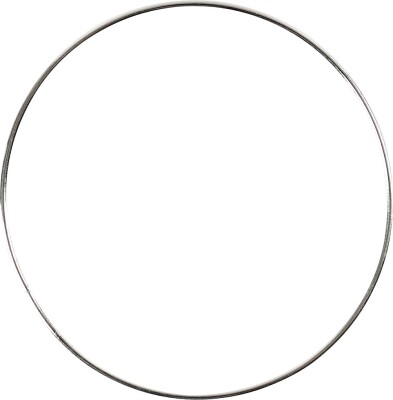 Metalring - Ø 7 CM - Tykkelse 1,5 MM - Sølv - 10 Stk