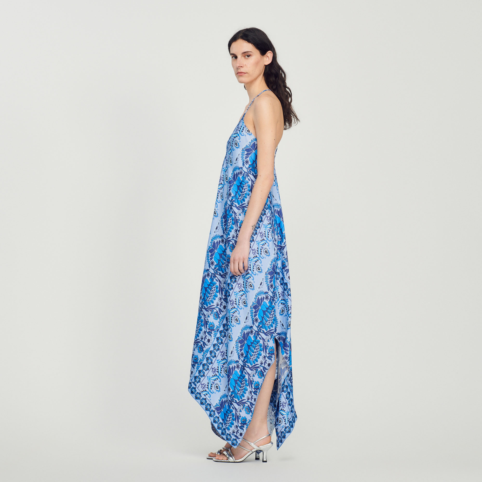 Robe longue asymetrique