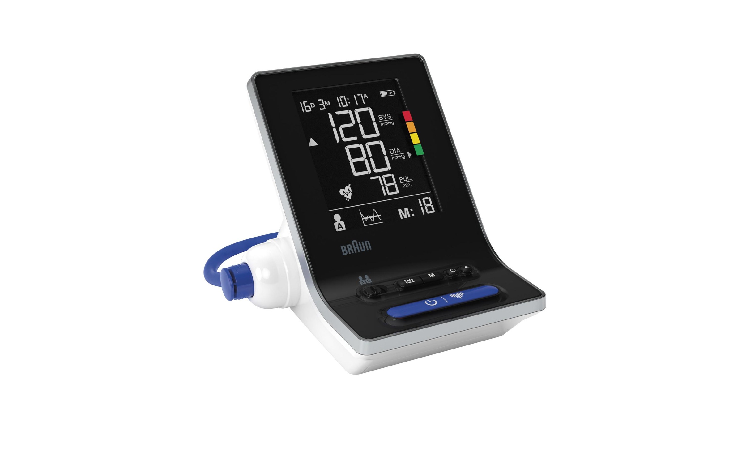 Braun Oberarm-Blutdruckmessgerät »ExactFit 3« Arrhythmie-Erkennung, Messergebnis-Einstufung