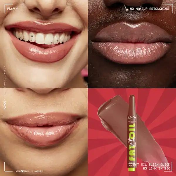 Lippenstift-Set Fat Oil Slick Click Trio