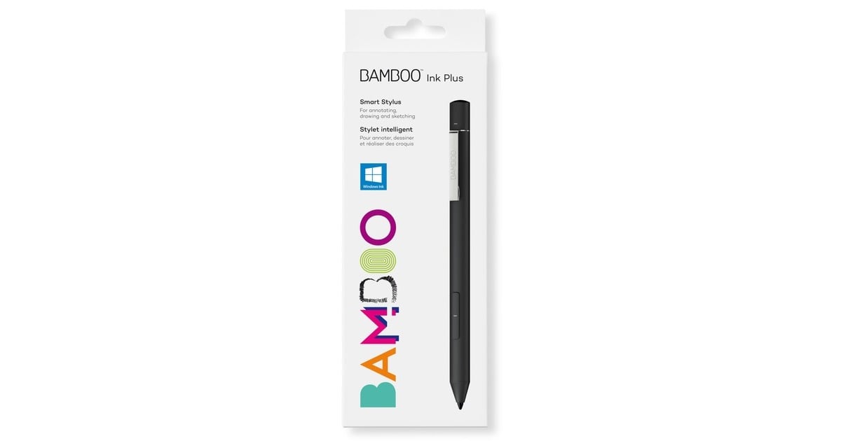 WacomBamboo Ink Plus stylus  (Zwart, Bluetooth)