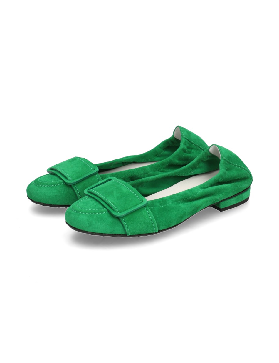 Veloursleder Ballerina