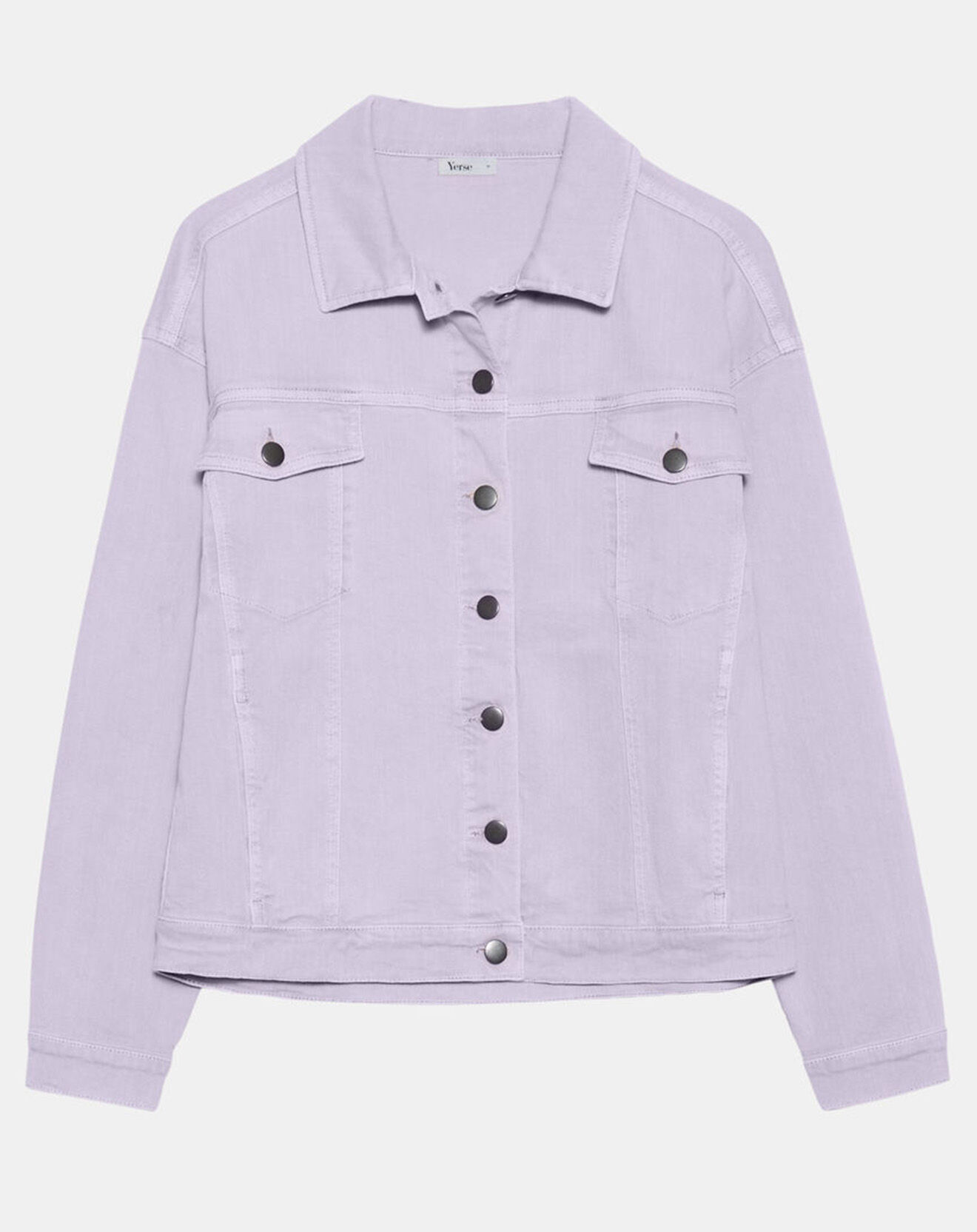 Yerse Veste en Jean Coralie violet