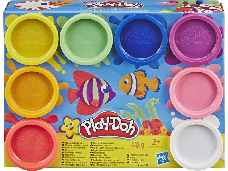 Play-Doh Knetmasse 8-er Pack assortiert Acht kunterbunte Dosen für grenzenlosen Knetspass