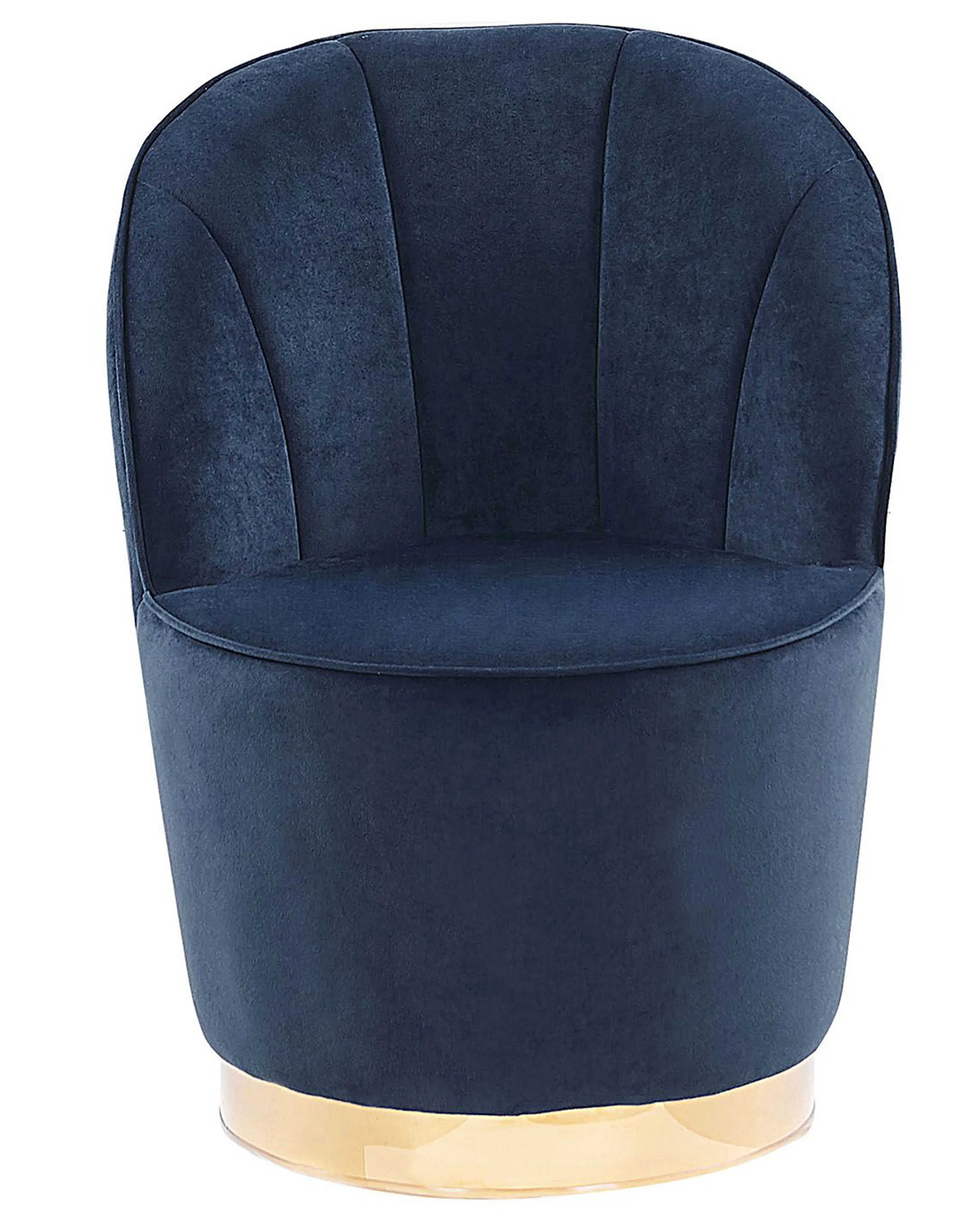 Fauteuil ALBY Fluweel Donkerblauw