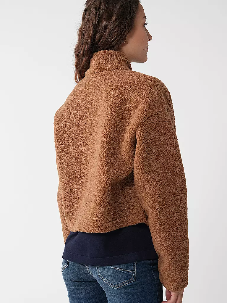 PENN&INK Jacke iin Felloptik camel