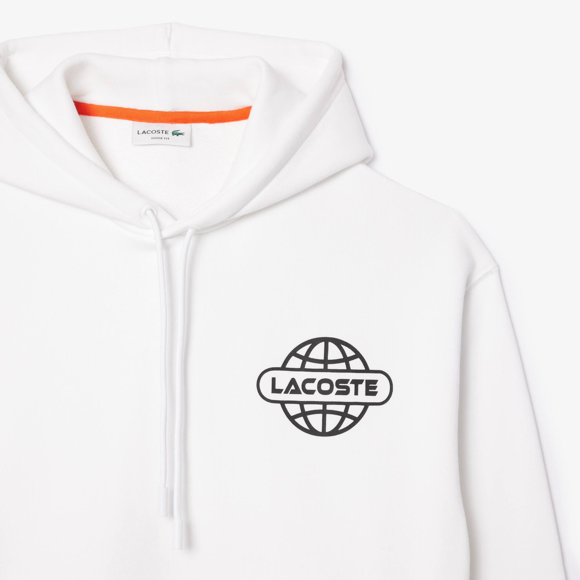 Hoodie mit Logo im lockeren Schnitt Sweatshirts - Weiss - Lacoste - Unisex